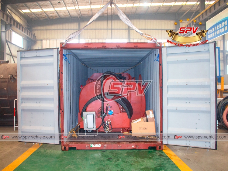 5,000 Litres Sewer Jetting Tank SKD - Loading 2 5,000 Litres Sewer Jetting Tank SKD - Loading 2